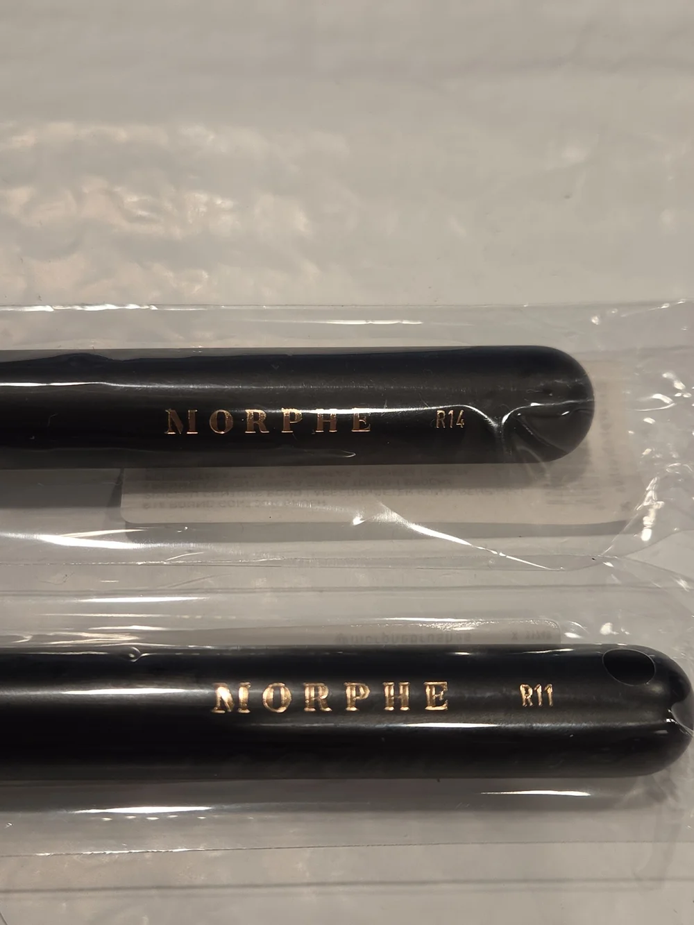 Morphe Black & Rose Gold Face Brush Set R14 And R11